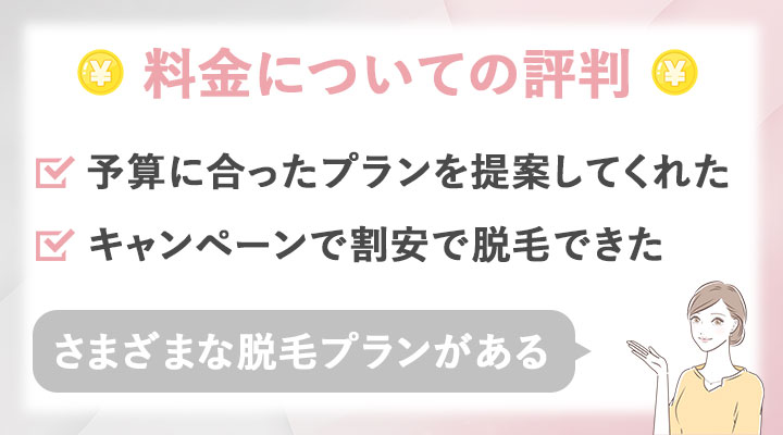 フレイアクリニックの料金についての評判