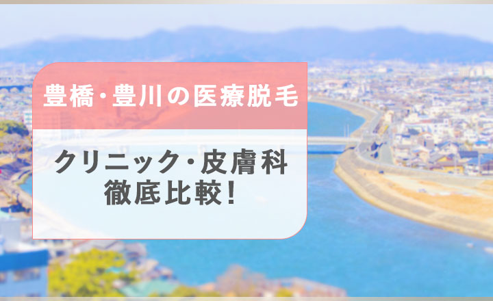 豊橋・豊川の医療脱毛クリニックを徹底比較