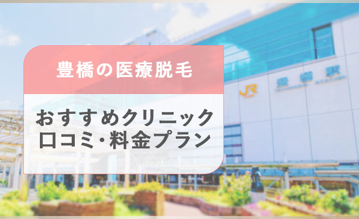 豊橋の医療脱毛クリニックの口コミ・料金プラン